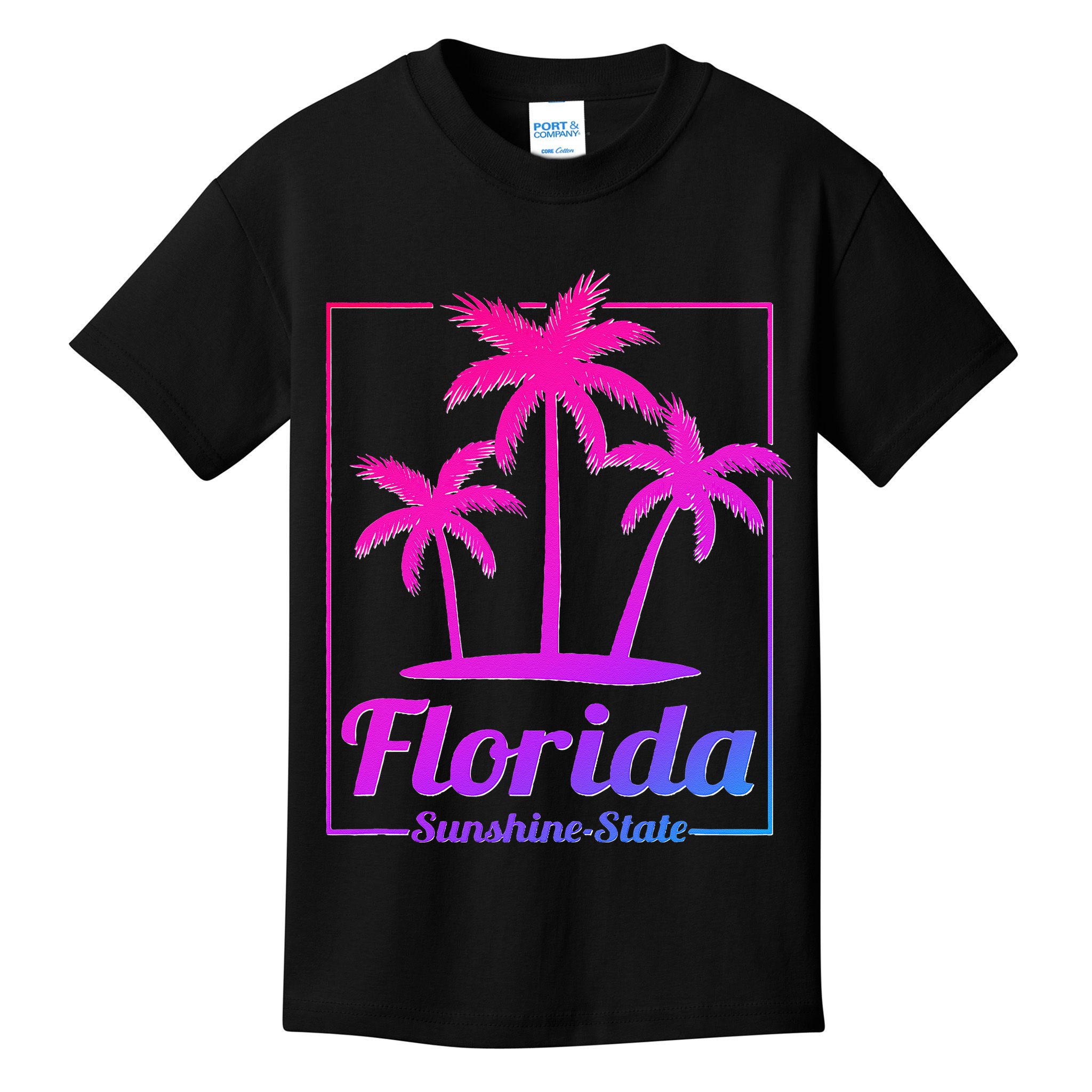 Florida Sunshine State Retro Look Kids T-Shirt