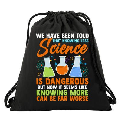 Funny Scientist Science Humor Cute Gift Drawstring Bag
