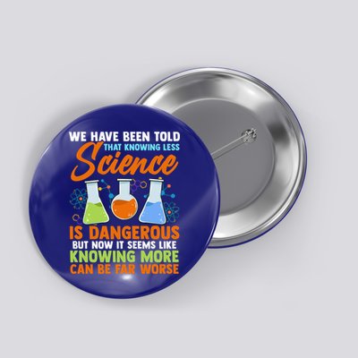 Funny Scientist Science Humor Cute Gift Button
