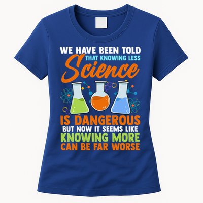 Funny Scientist Science Humor Cute Gift Womens T-Shirt