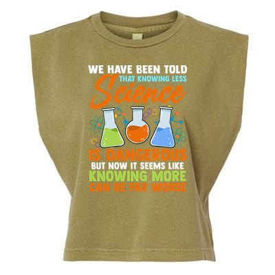 Funny Scientist Science Humor Cute Gift Garment-Dyed Women's Muscle Tee
