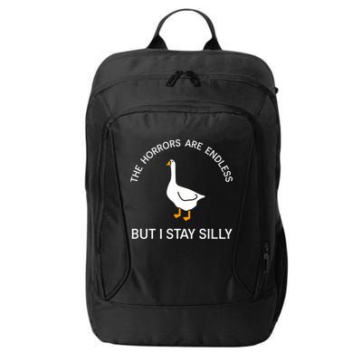 Funny Stay Silly Goose Horrors Are Endless Meme City Backpack