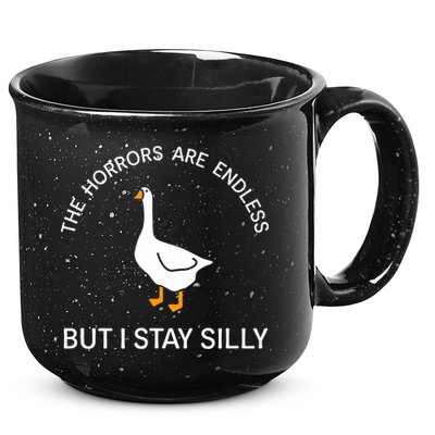 Funny Stay Silly Goose Horrors Are Endless Meme 15oz Campfire Ceramic Mug