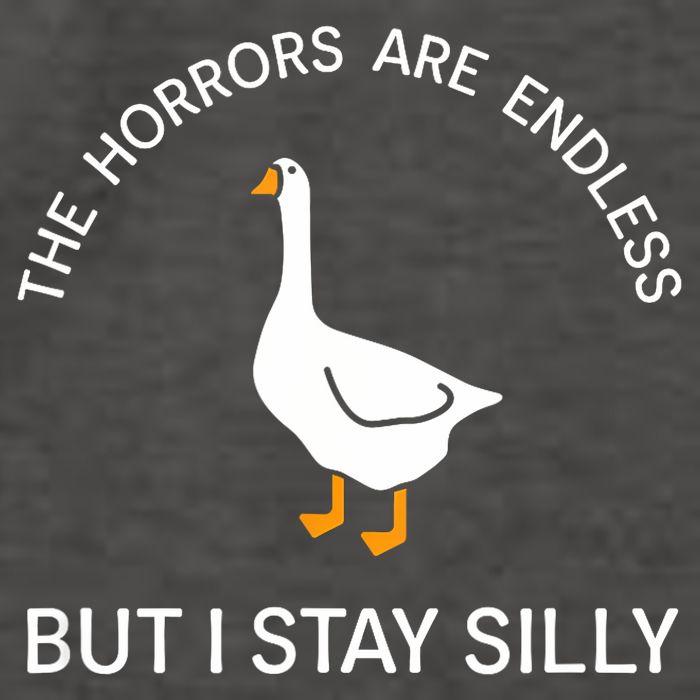 Funny Stay Silly Goose Horrors Are Endless Meme Vector Backpack