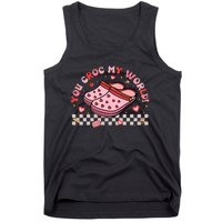 Funny Shoes Sandals Valentines Day You Croc My World Tank Top