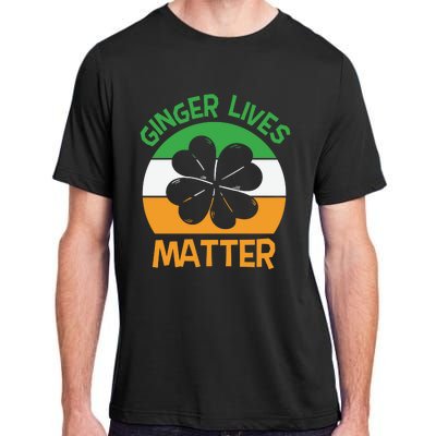 Flag Shamrock St Patricks Day Adult ChromaSoft Performance T-Shirt