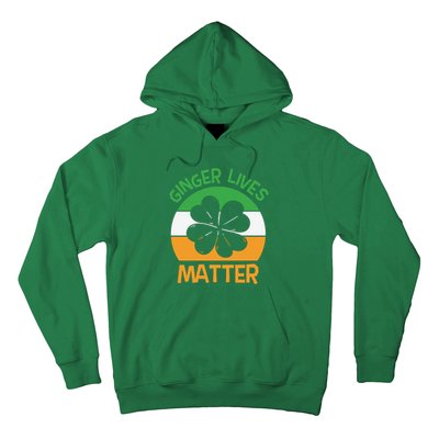 Flag Shamrock St Patricks Day Hoodie