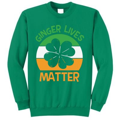 Flag Shamrock St Patricks Day Sweatshirt