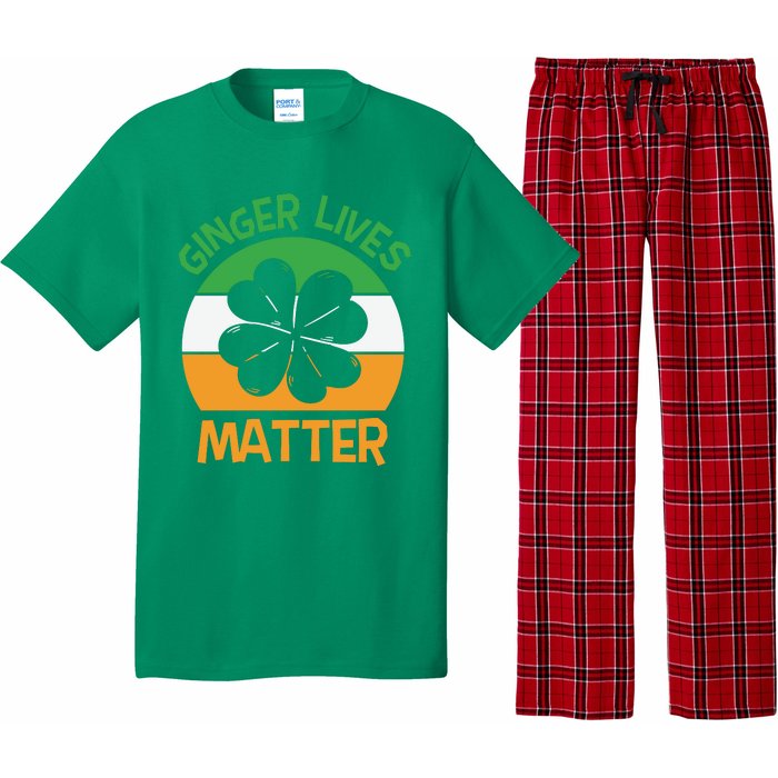 Flag Shamrock St Patricks Day Pajama Set