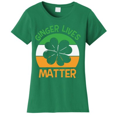 Flag Shamrock St Patricks Day Women's T-Shirt