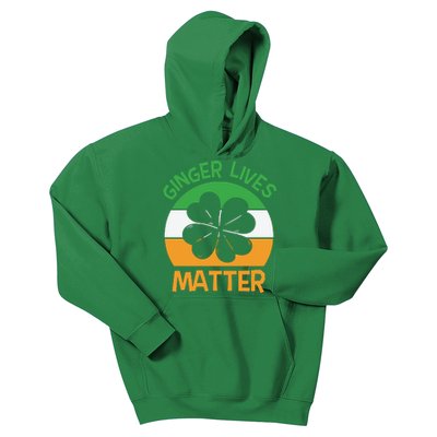 Flag Shamrock St Patricks Day Kids Hoodie