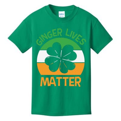 Flag Shamrock St Patricks Day Kids T-Shirt