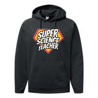 Funny Super Science Teacher Superhero Teacher Performance Fleece Hoodie