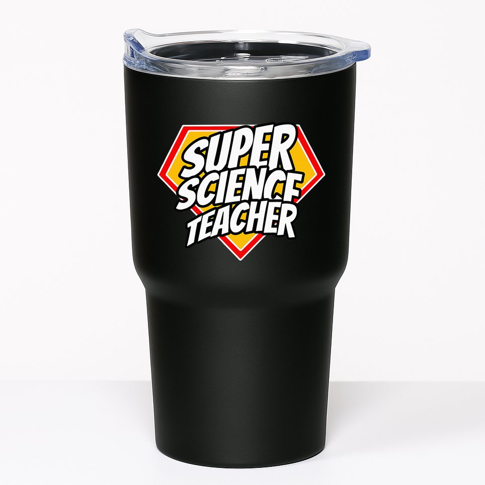 Funny Super Science Teacher Superhero Teacher Tumbler