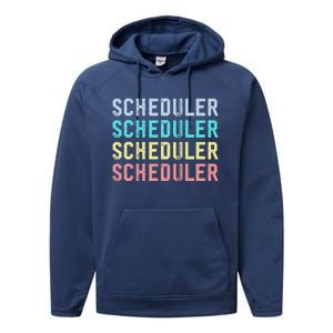 Funny Surgery Scheduler Application Day Master Scheduler Performance Fleece Hoodie