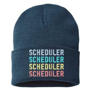 Funny Surgery Scheduler Application Day Master Scheduler Sustainable Knit Beanie