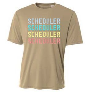 Funny Surgery Scheduler Application Day Master Scheduler Cooling Performance Crew T-Shirt