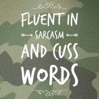 Funny Sarcastic Saying Of Fluent In Sarcasm And Cuss Words Legacy Tie Dye Trucker Hat