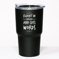 Funny Sarcastic Saying Of Fluent In Sarcasm And Cuss Words Tumbler