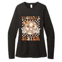 Football Sister Sport Lover Womens CVC Long Sleeve Shirt