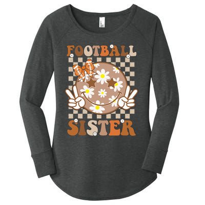 Football Sister Sport Lover Women's Perfect Tri Tunic Long Sleeve Shirt