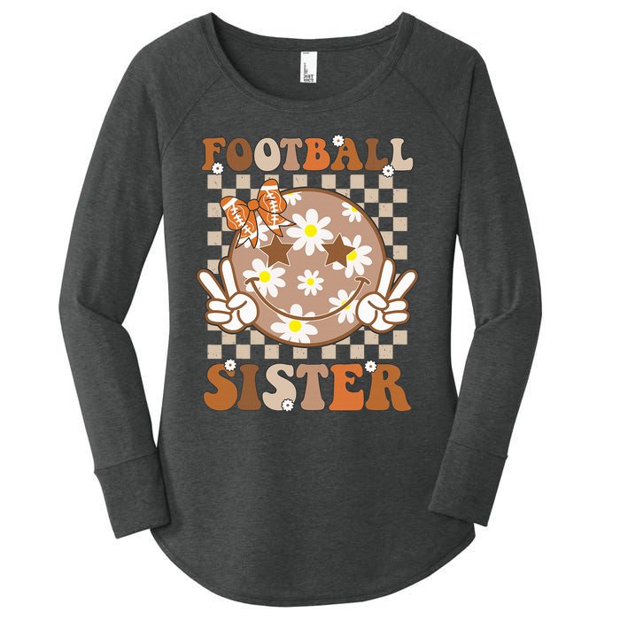 Football Sister Sport Lover Women's Perfect Tri Tunic Long Sleeve Shirt