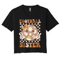 Football Sister Sport Lover Women's Crop Top Tee