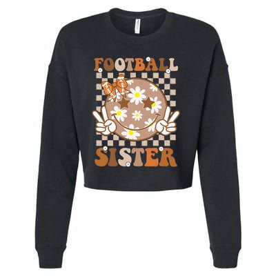 Football Sister Sport Lover Cropped Pullover Crew