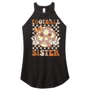 Football Sister Sport Lover Women's Perfect Tri Rocker Tank