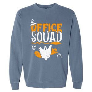 Funny Squad Spooky Halloween Back To School Administration Garment-Dyed Sweatshirt