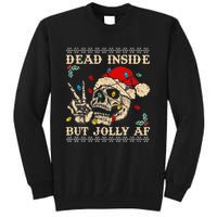 Festive Sarcastic Snarky Skeleton Ugly Christmas Tall Sweatshirt