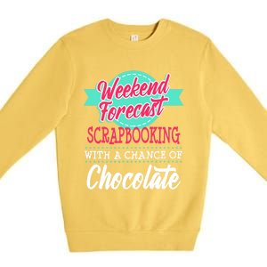 Funny Scrapbooking Scrapbook Scrapbooker Crafter Mothers Day Cool Gift Premium Crewneck Sweatshirt