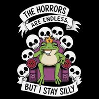Funny Stay Silly The Horrors Are Endless Meme Remain Silly Backpack
