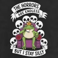 Funny Stay Silly The Horrors Are Endless Meme Remain Silly Beanie