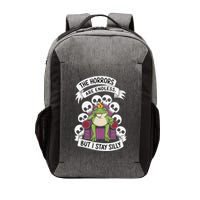 Funny Stay Silly The Horrors Are Endless Meme Remain Silly Vector Backpack