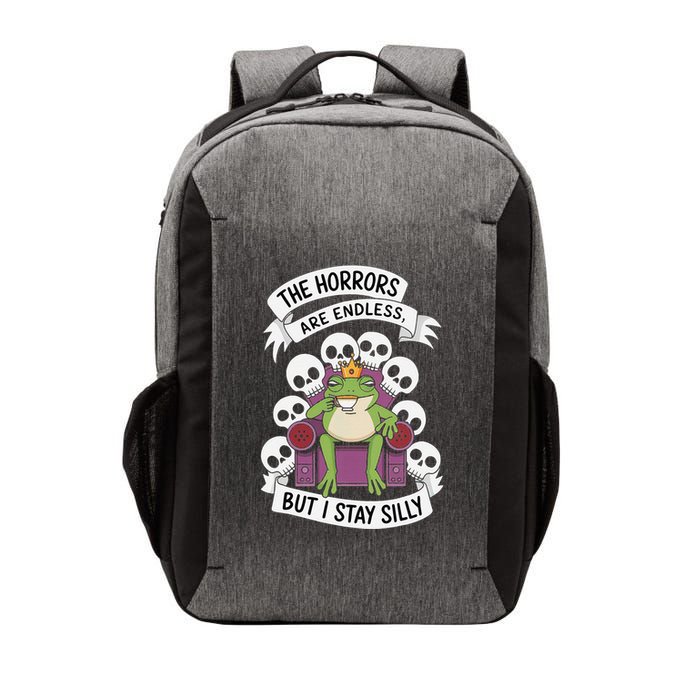 Funny Stay Silly The Horrors Are Endless Meme Remain Silly Vector Backpack