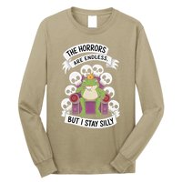 Funny Stay Silly The Horrors Are Endless Meme Remain Silly Long Sleeve Shirt