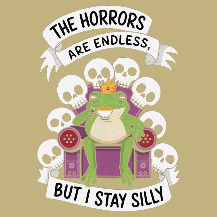 Funny Stay Silly The Horrors Are Endless Meme Remain Silly Long Sleeve Shirt