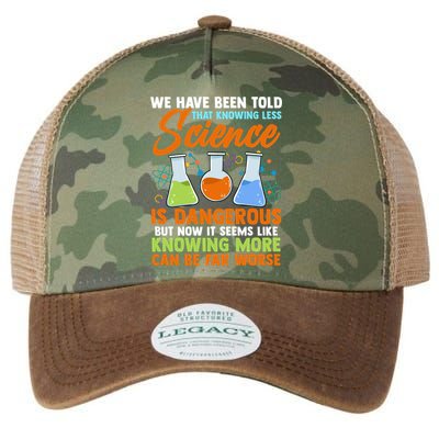 Funny Scientist Science Humor Gift Legacy Tie Dye Trucker Hat