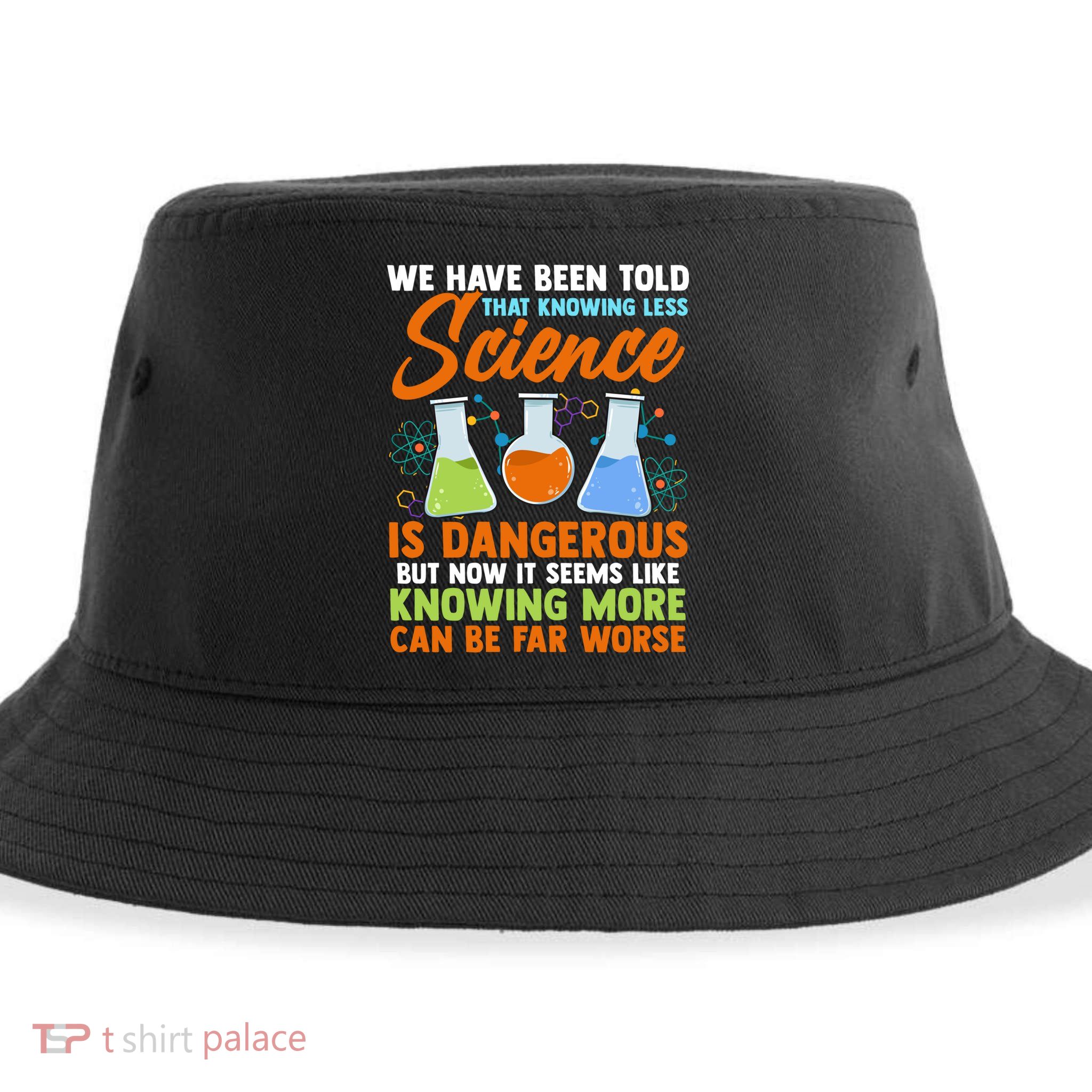 Funny Scientist Science Humor Gift Sustainable Bucket Hat