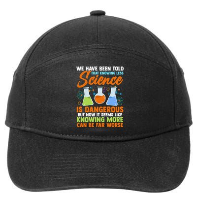 Funny Scientist Science Humor Gift 7-Panel Snapback Hat