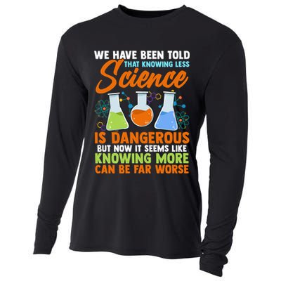 Funny Scientist Science Humor Gift Cooling Performance Long Sleeve Crew
