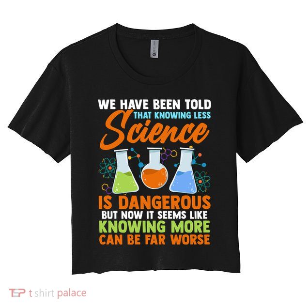 Funny Scientist Science Humor Gift Crop Top