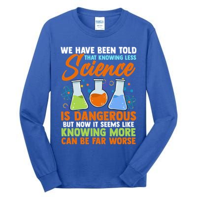 Funny Scientist Science Humor Gift Tall Long Sleeve T-Shirt