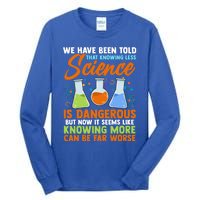 Funny Scientist Science Humor Gift Tall Long Sleeve T-Shirt