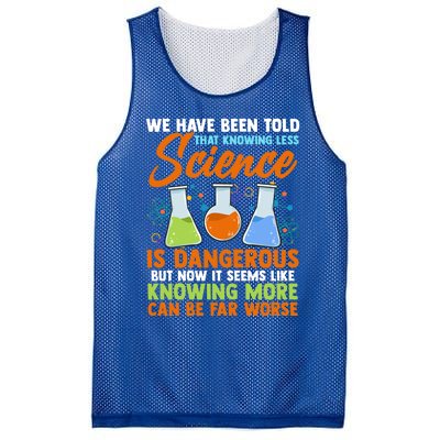 Funny Scientist Science Humor Gift Mesh Reversible Basketball Jersey Tank