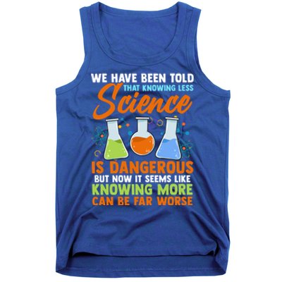 Funny Scientist Science Humor Gift Tank Top