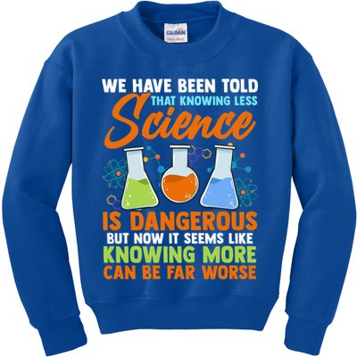 Funny Scientist Science Humor Gift Kids Sweatshirt
