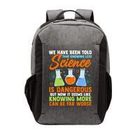 Funny Scientist Science Humor Gift Vector Backpack