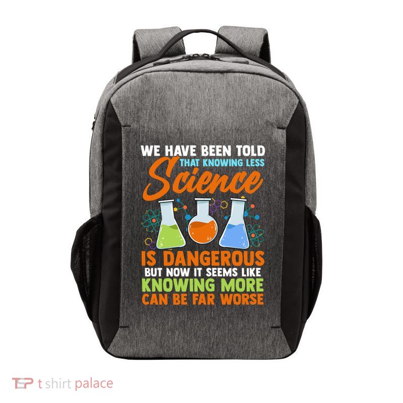 Funny Scientist Science Humor Gift Vector Backpack